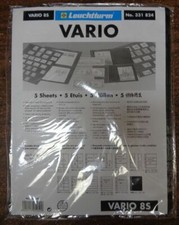 8S VARIO BLACK Lighthouse Stock pages pack of 5 Dbl. sided NEW 8 Row
