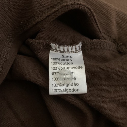 Polo da donna marrone Lacoste taglia 8 manica corta Devanlay - Foto 6 di 7