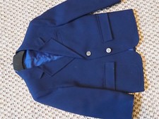 Boys Blazer, navy blue with 2 button front closure, size 6 regular