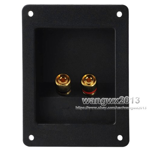 2 piezas 104x80 mm 2 vías altavoz caja de unión cableado terminal de cobre poste de unión - Imagen 10 de 16