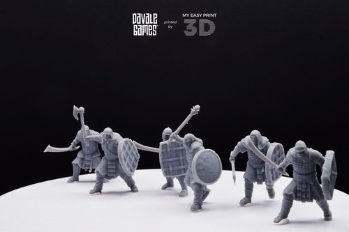 Regular Orc with Sword Davale Games 3D Printed With High Quality Resin - Picture 7 of 14