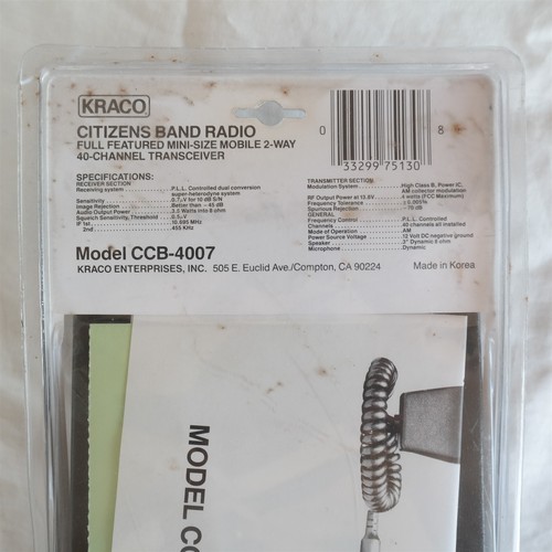 New Old Stock KRACO CB-Funkgerät Mini Größe Modell CCB-4007 Offroad 4x4 Citizens Band - Bild 5 von 6