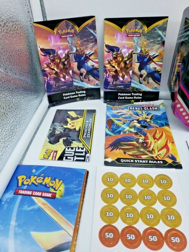 Pokemon TCG Coins, Dice, Stickers, Tin, Rules, Mini Binder And Much More Lot #4 - Picture 2 of 8