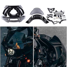 Front Fairing Windshield & Bracket Kit for Harley Softail Low Rider S 2018-2024