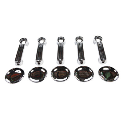 Rugged Ridge Door/Tailgate Handle Cover And Recess Guard Kit Chrome 4-Door Je...