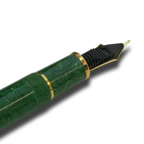 PLATINUM Fountain pen Size M " Emerald " PTB-35000S #45 14k Celluloid Green - Picture 4 of 10