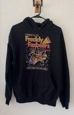 Men  s Five Nights At Freddy  s Pullover Hooded Sweatshirt Hoody Size Medium Med M