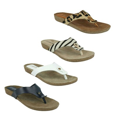 ladies flat leather mules