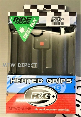 R&G RACING 22mm Hot Heated Handlebar Grips Kawasaki Z800 (2013-) - Picture 2 of 10