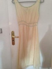 Robe Dentelle écru LYNN ADLER Taille S – Neuve Avec étiquettes, Style Chemisier