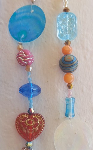 WINDCHIMES.....Butterfly, beads and capiz shells. - Picture 6 of 9