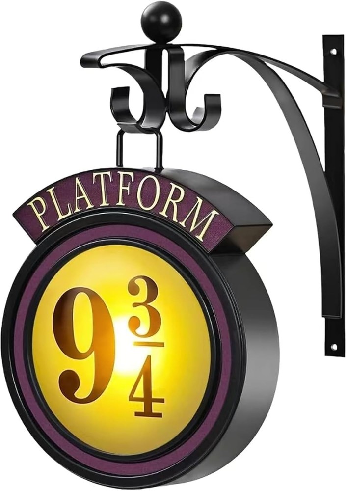 Vintage Harry Potter Platform 9 3/4 Wall Night Light