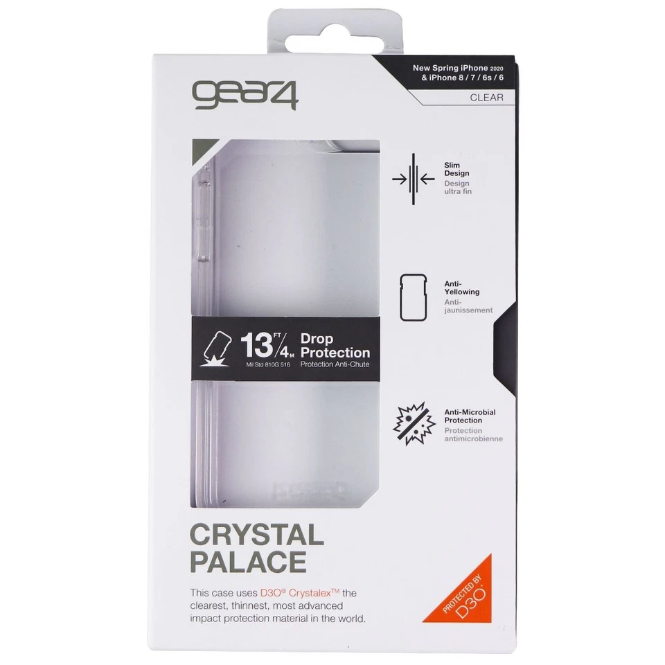 Funda ZAGG Crystal Palace Series para Apple iPhone SE (2ª Generación) y 8/7 - Transparente Foto 2 de 3