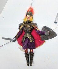 Vintage Italian Sicilian Pupa Puppet Marionette Charlemagne Knight Folk Art