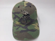 Minnesota Vikings Camo 47 Brand Mesh Trucker Adjustable Hat Cap NFL Green Beige