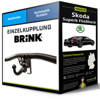 Abnehmbare AnhäNgerkupplung FüR Skoda Superb FließHeck 15- III Typ 3V3 Brink NEU