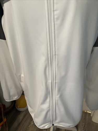 Nike Oregon Ducks Jacke Herren Large weiß grau Dri Fit Full Zip Pfützen - Bild 3 von 12