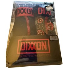 Dixxon Premium Boxer Briefs, Two-Pack, Size Large, Red Floral and Black, NWT