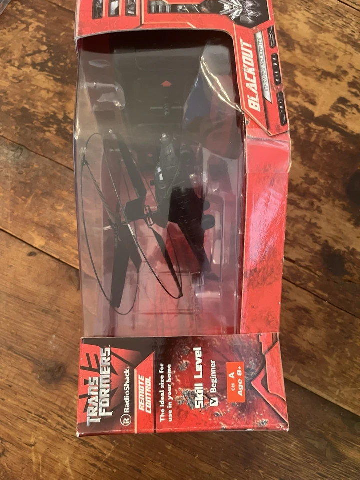 Transformers Blackout Infrared Helicopter RC Remote Radio Shack Movie  NIB - Image 2 of 4