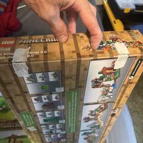 Lego Minecraft: The Crafting Box 2.0 (21135) With Manuals and Box Not Complete