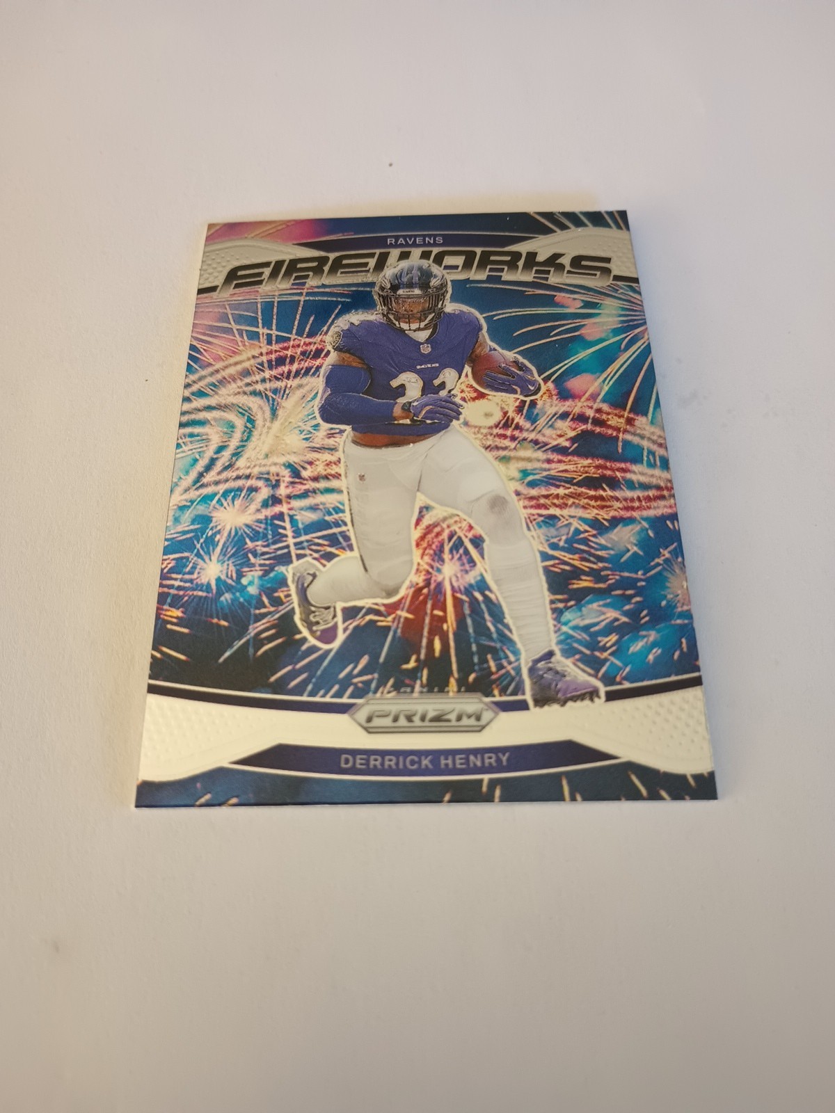 2024 Panini Prizm - Fireworks Derrick Henry #10 Silver Prizm