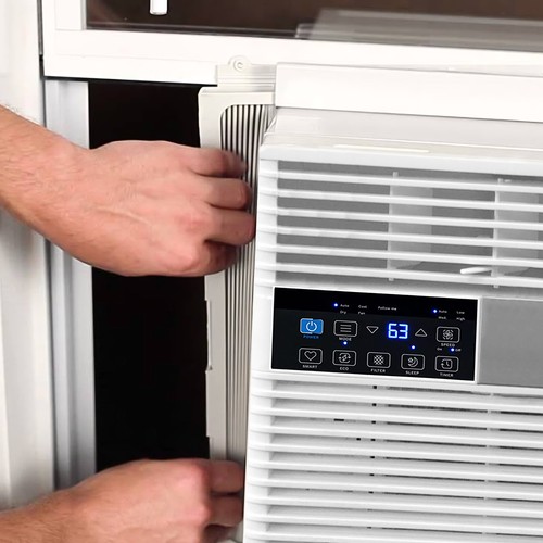 HomePointe 6,000 BTU Air Conditioner w/Remote Control & LED Digital Panel (Used) - Picture 2 of 6