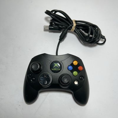 Microsoft OEM Original Xbox Controller S Black X08-69873 Breakaway Cable Tested