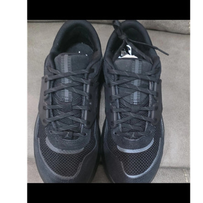 Jordan One Take 2 Athletic Sneaker Black Metallic Silver Lace Up Rubber Basketb 