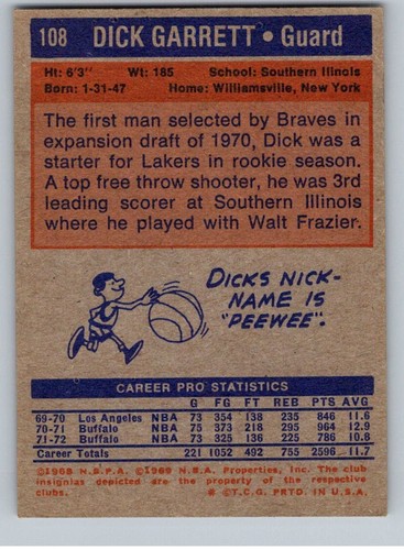 1972-73 Topps Basketball Cards Complete Your Set You Pick Choose Each #1 - 264 - Picture 201 of 499