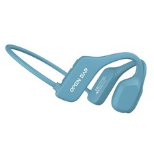 Bone Conduction Headphones, Open Ear Wireless Headphones with Microphone, Blu...