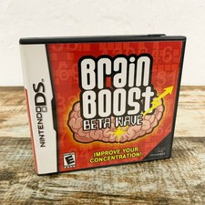 Brain Boost: Beta Wave (Nintendo DS) No Manual - Tested and Working