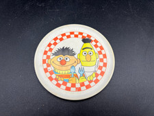 Sesame Street Bert  Ernie Toy 4" Party Plate, Muppets Inc Chilton