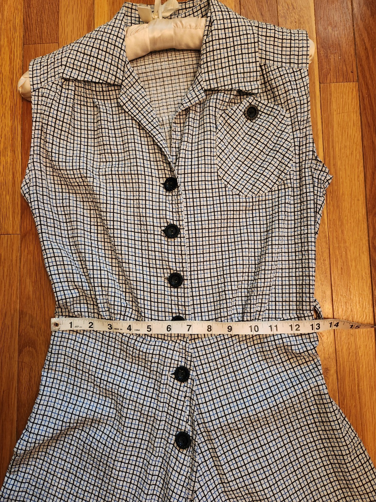 1930s Cotton Beach Pajamas  30s Jumpsuit Playsuit - image 11