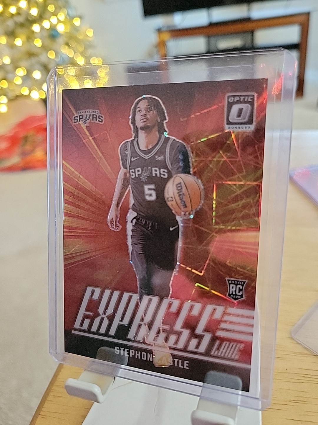 2024 PANINI DONRUSS OPTIC EXPRESS LANE WHITE VELOCITY #1 STEPHON CASTLE 26/59