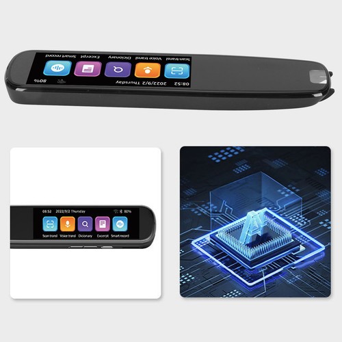 2.99in Scanning Translation Pen 2MP Smart HD WiFi 134 Language Translator Dev CB - Afbeelding 22 van 24