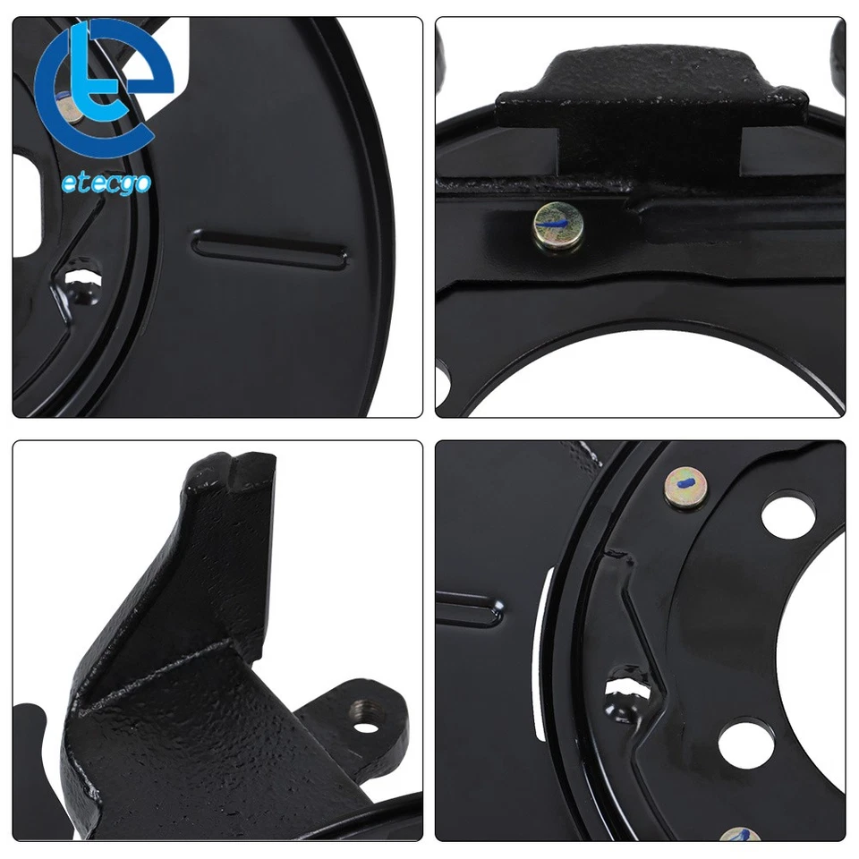 Placa protetora contra poeira freio traseiro esquerdo 2001-2007 para Dodge Caravan 5073641AA - Imagem 3 de 4