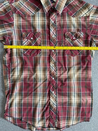 wrangler Western-style men's shirt size 17 - Picture 5 of 6