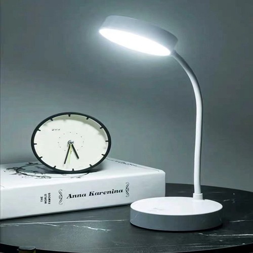 20 LED Flexible Touch Desk Light Bedside Reading Lamp Dimmable USB Rechargeable - Picture 4 of 17
