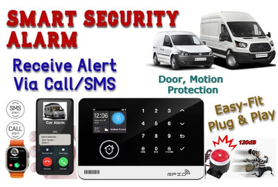 Motorhome-Caravan-Camper VAN Remote Alarm Security System Mobile Call/SMS Alerts