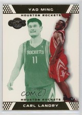 2007-08 Topps Co-Signers Gold Green /59 Carl Landry Yao Ming #87 HOF 7y2