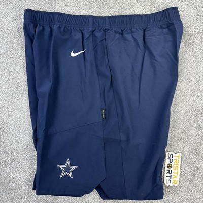 Dallas Cowboys Shorts Mens Large Blue NFL Football Nike Dri Fit On