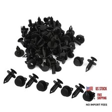 9mm Hole Dia Rivets Fastener Push Pin Plastic Clips for Car 50PCS Automotive