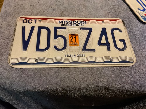 Targa Missouri MO "Bicentenario" VD5 Z4G 2021 - Foto 1 di 3