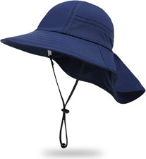Toddler Baby Sun Hat Kids Summer Beach Essentials Adjustable Beach Hats with Buc