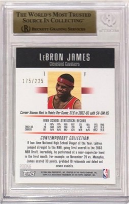 2003-04 Topps Contemporary Collection - LeBron James #1 Red /225