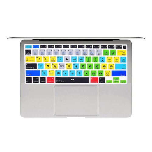 HRH Shortcuts Hotkeys Keyboard Cover Skin with Touch ID US Layout for MacBook Ai - Photo 10/25