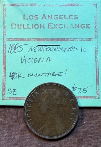 1885 Canada Large Cent — photo from another recent sale