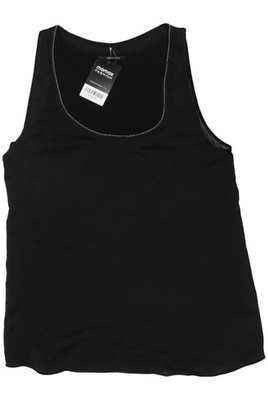 Massimo Dutti Top Damen Trägertop Tanktop Unterhemd Gr. S Seide Schwarz #lhob72w
