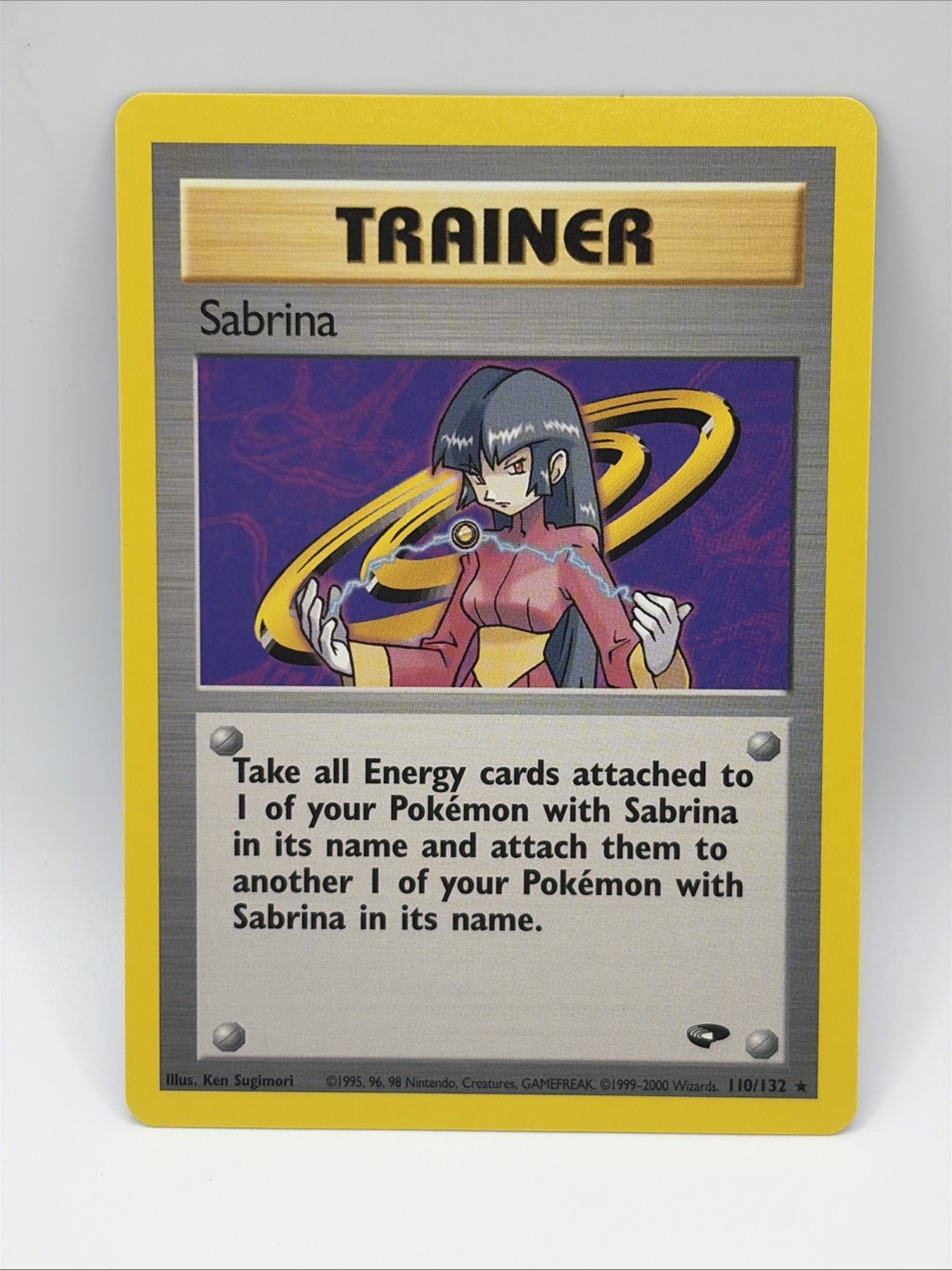 Pokemon Gym Challenge – Sabrina 110/132 – Rare Trainer – NM