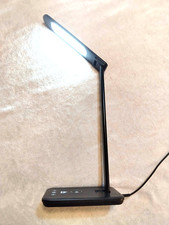 LED Desk Lamp with Wireless Charger USB Port 3 Mode Touch Control